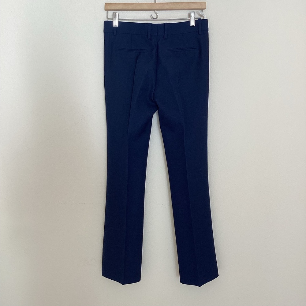 Celine Wide Leg Pants By Phoebe Philo Navy Blue SZ 2/34 - Picture 4 of 11